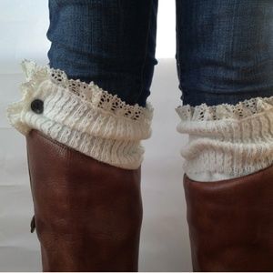 Wide calf boot toppers